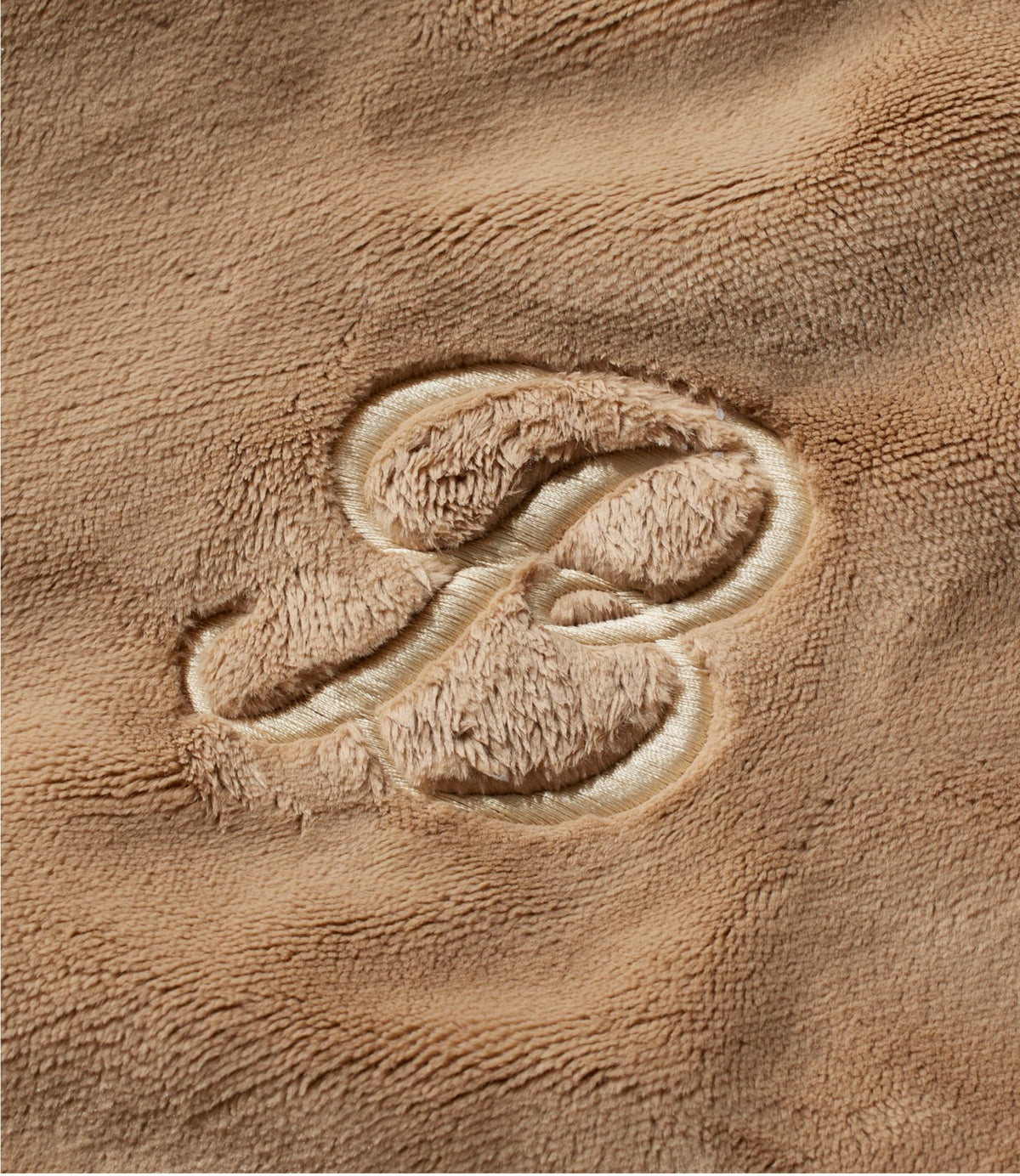 L.L.Bean Wicked Plush Sherpa Throw Camel Brown