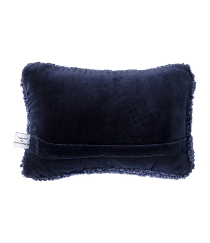L.L.Bean Wool Hooked Throw Pillow, Whale, 8" x 12"