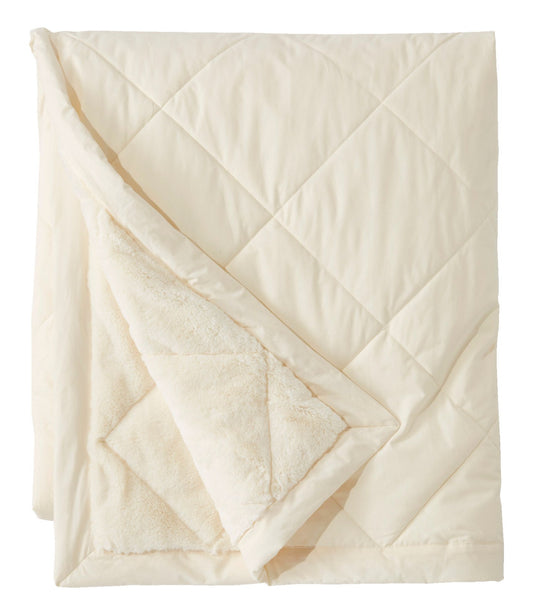 L.L.Bean Ultraplush Down Blanket Cream