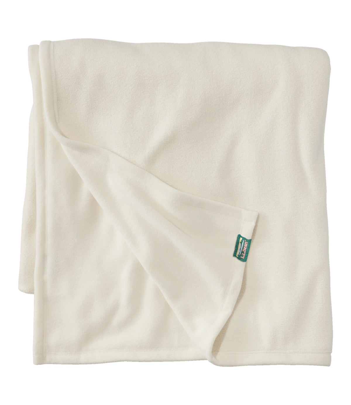 L.L.Bean Mountain Classic Fleece Blanket Cream