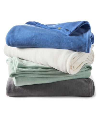 L.L.Bean Mountain Classic Fleece Blanket Cream