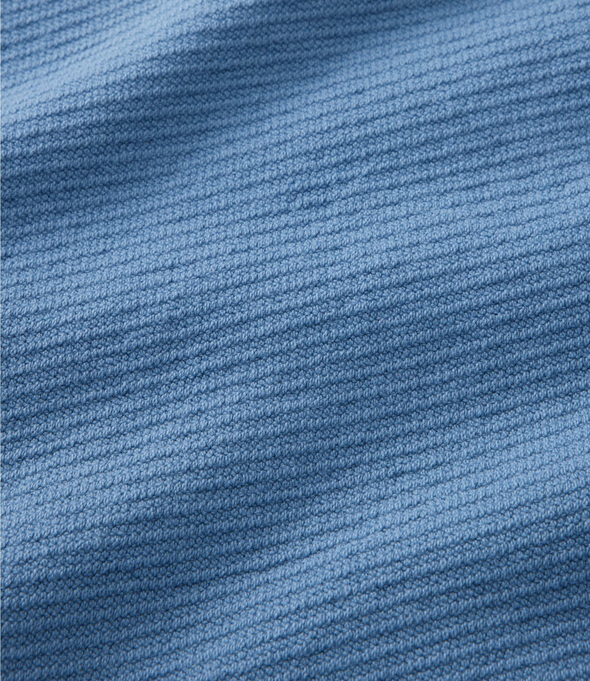 L.L.Bean Maine Twill Blanket Mid-Blue