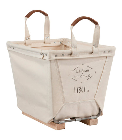 L.L.Bean L.L.Bean x Steele One Bushel Carry Basket With Runners Natural