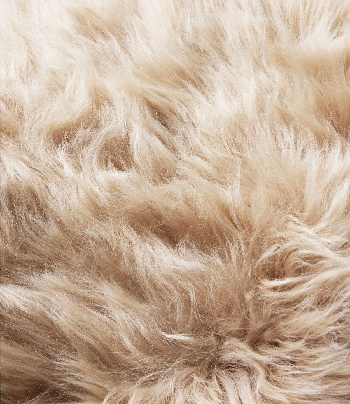 L.L.Bean Sheepskin Throw Pillow, 20" x 20" Ivory