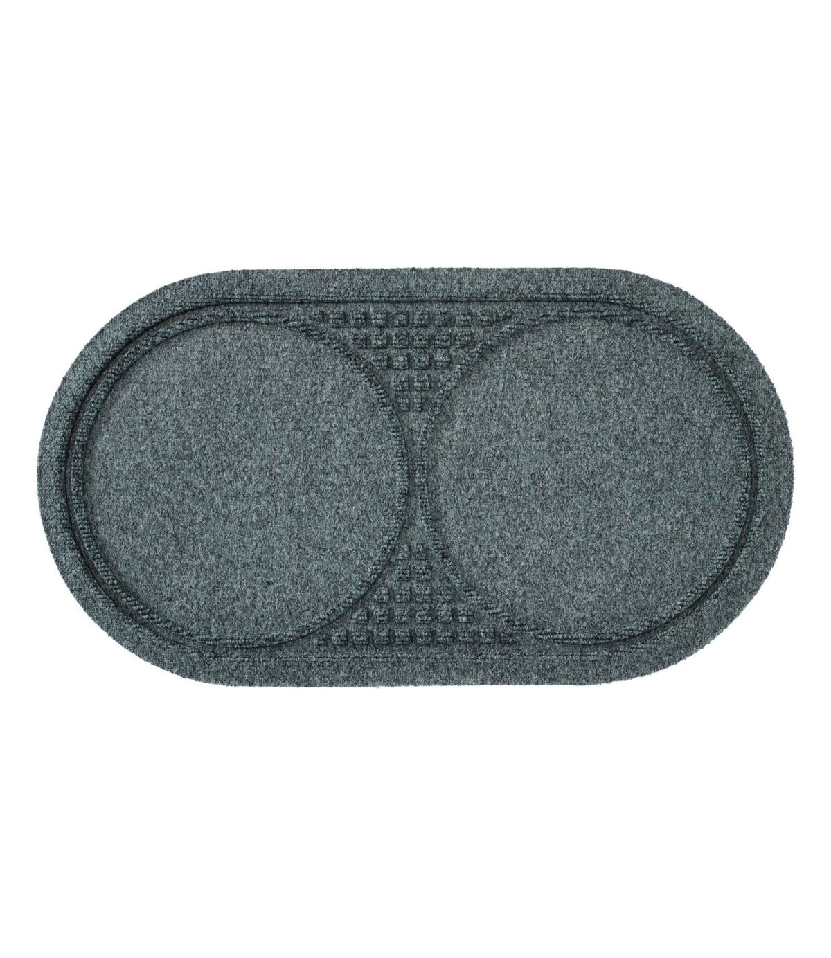 L.L.Bean Recycled Waterhog Dog Mat, Placemat Bluestone