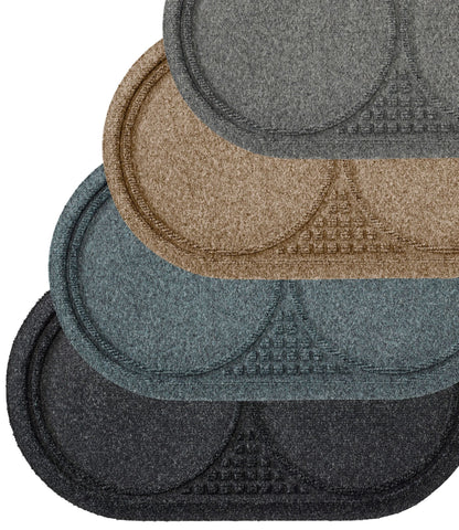 L.L.Bean Recycled Waterhog Dog Mat, Placemat Bluestone