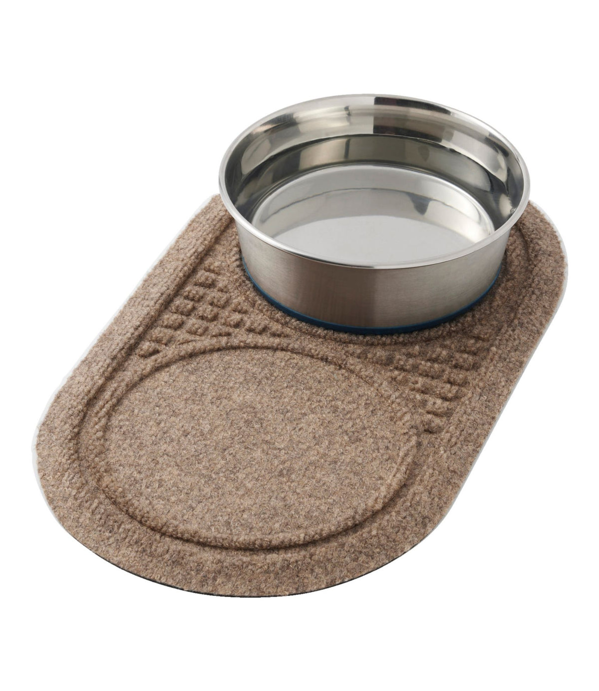 L.L.Bean Recycled Waterhog Dog Mat, Placemat Bluestone