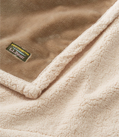 L.L.Bean Fleece Dog Blanket Coastal Dune