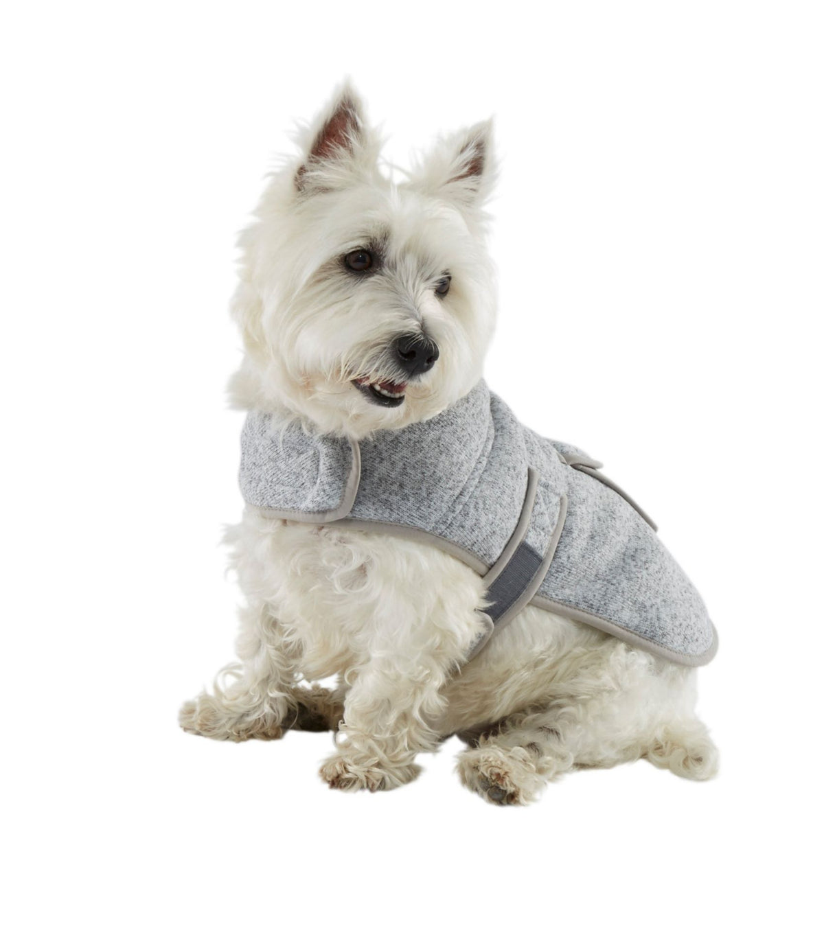 L.L.Bean Sweater Fleece Jacket for Dogs Buffalo Plaid