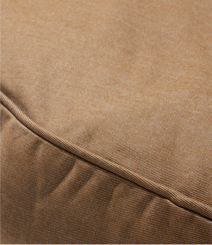 L.L.Bean Premium Denim Dog Bed Replacement Cover, Round Burlap