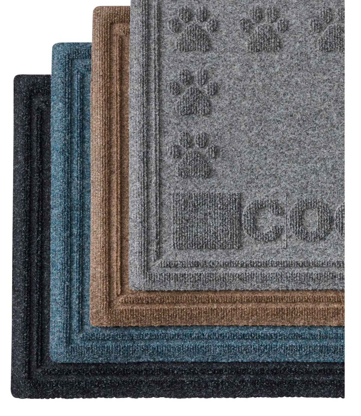 L.L.Bean Recycled Waterhog Dog Placemat, Personalized Bluestone