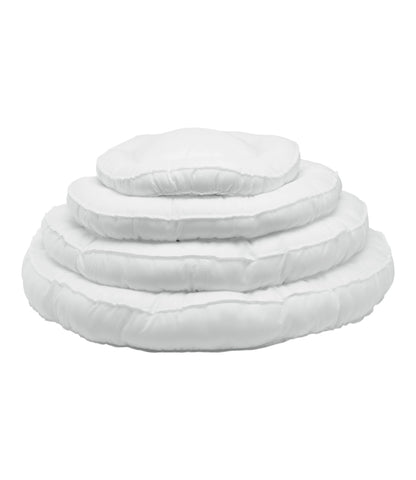 L.L.Bean Premium Dog Bed Replacement Mattress Insert, Round White