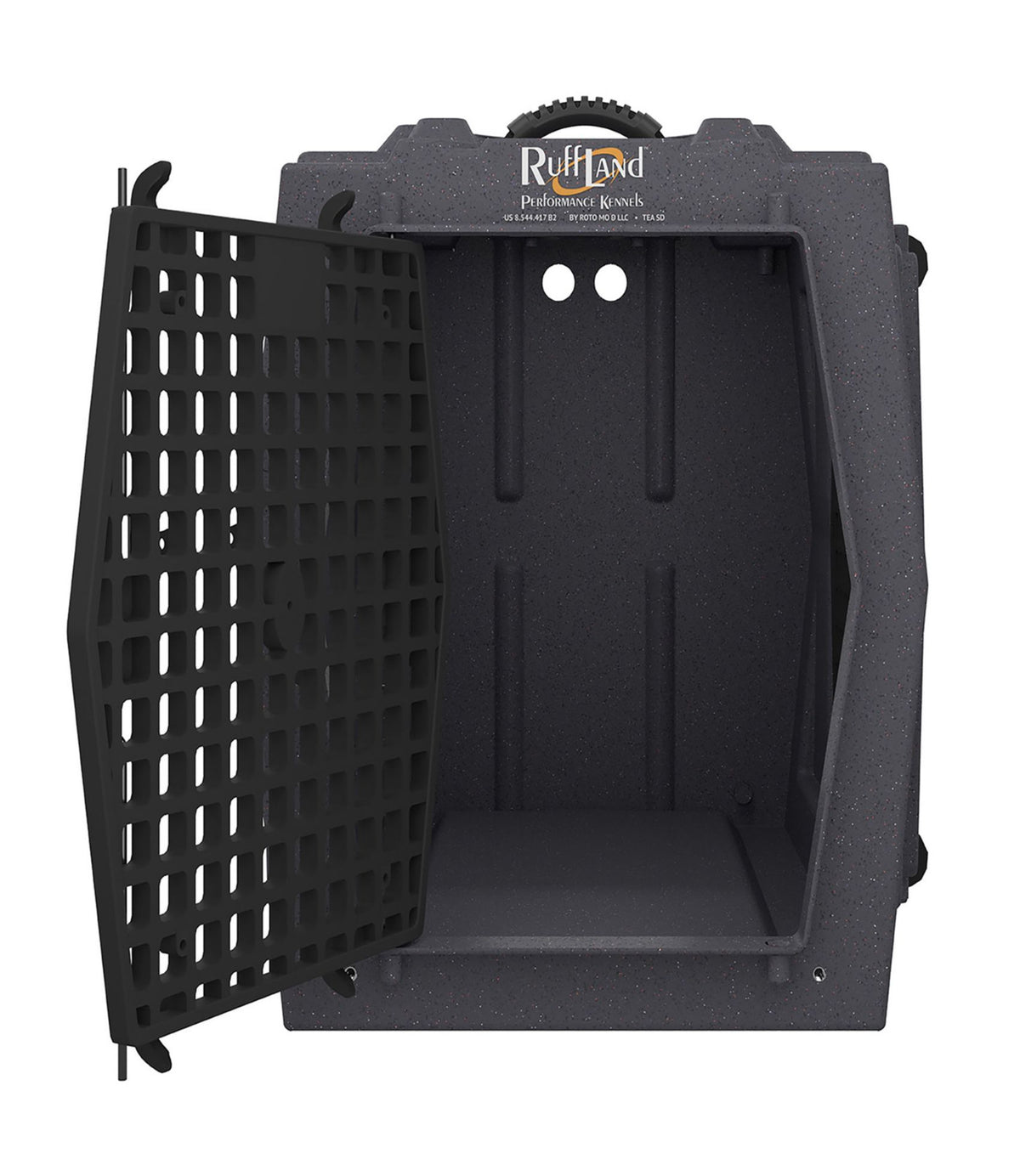L.L.Bean Ruff Land™ Dog Kennel, Right Side Door, Intermediate Granite