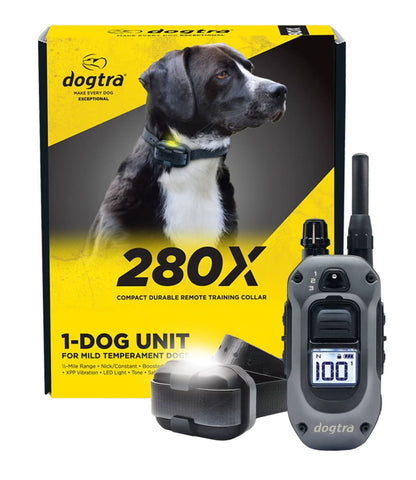L.L.Bean Dogtra 280-X Remote Dog Training Collar Black