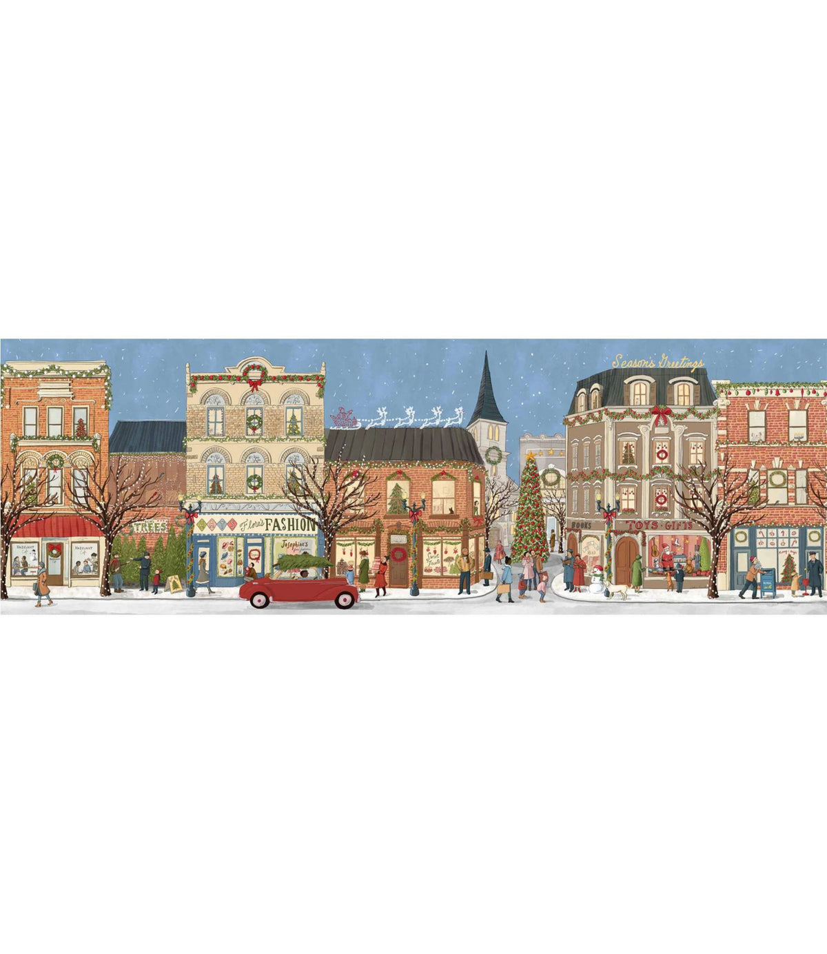L.L.Bean Merry Main Street Puzzle 750 pieces Multi