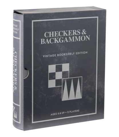 L.L.Bean Backgammon/Checkers Vintage Bookshelf Game Multi
