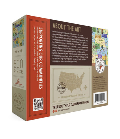 L.L.Bean Take A Hike Puzzle, 500 Pieces Multi