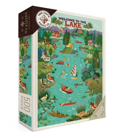 L.L.Bean Lake Living Puzzle, 500 Pieces Multi