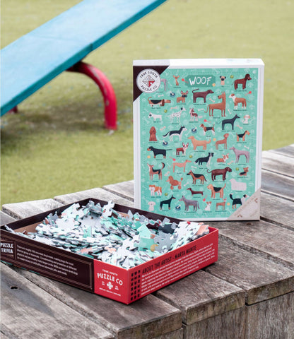 L.L.Bean Woof Dogs Puzzle, 500 Pieces Multi