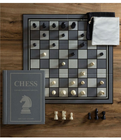 L.L.Bean Chess Vintage Bookshelf Game Multi