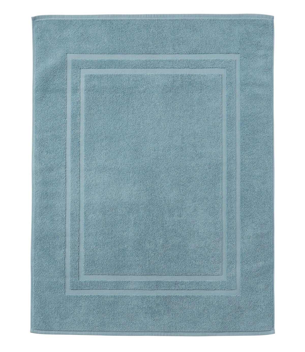 L.L.Bean Bean's Organic Cotton Towel Bath Mat Blue Quartz