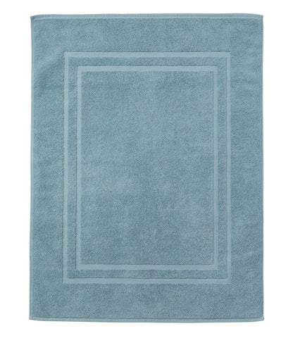 L.L.Bean Bean's Organic Cotton Towel Bath Mat Blue Quartz