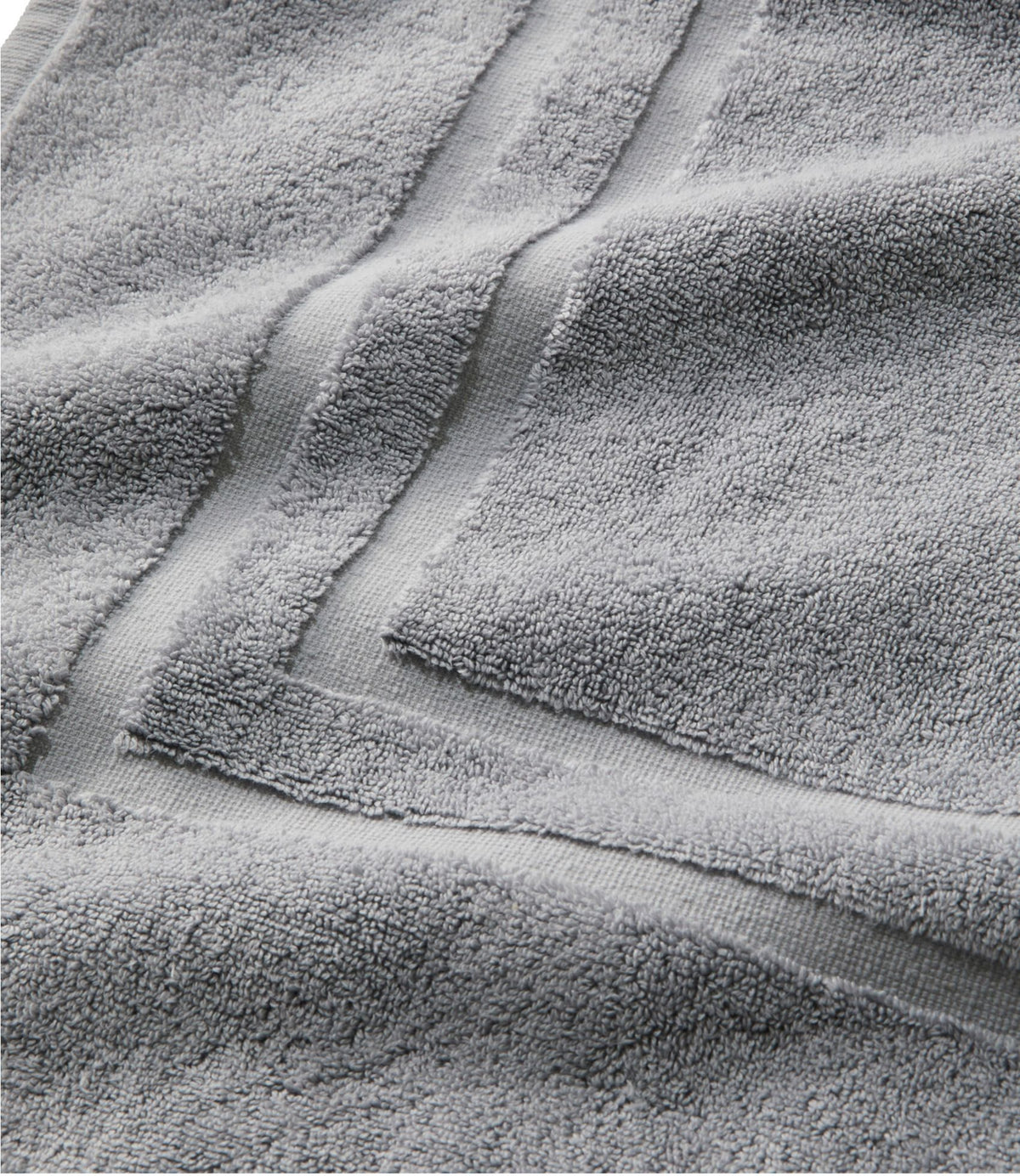 L.L.Bean Bean's Organic Cotton Towel Bath Mat Blue Quartz