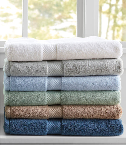 L.L.Bean Premium Cotton Towel Set Bluestone