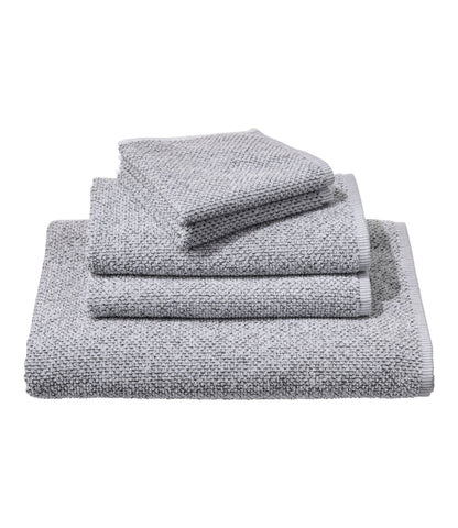 L.L.Bean Organic Textured Cotton Towel, Marled Feldspar