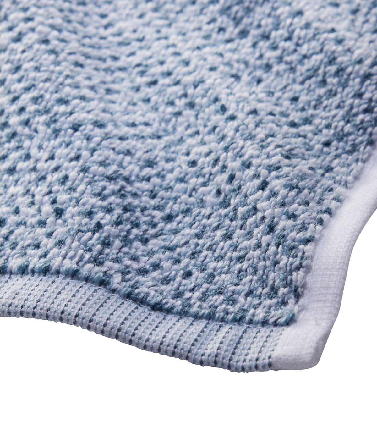 L.L.Bean Organic Textured Cotton Towel, Marled Feldspar