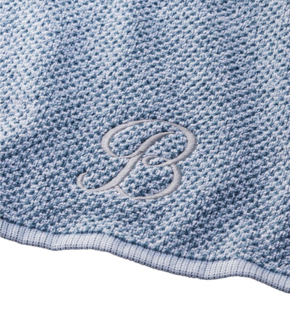 L.L.Bean Organic Textured Cotton Towel, Marled Feldspar
