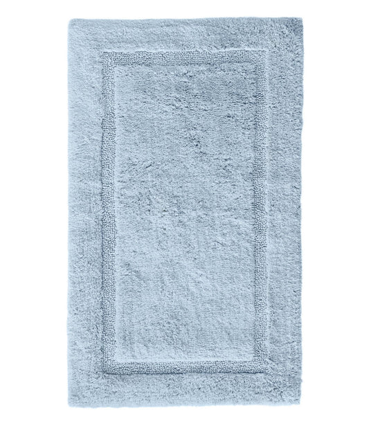 L.L.Bean Premium Cotton Bath Mat Bluestone