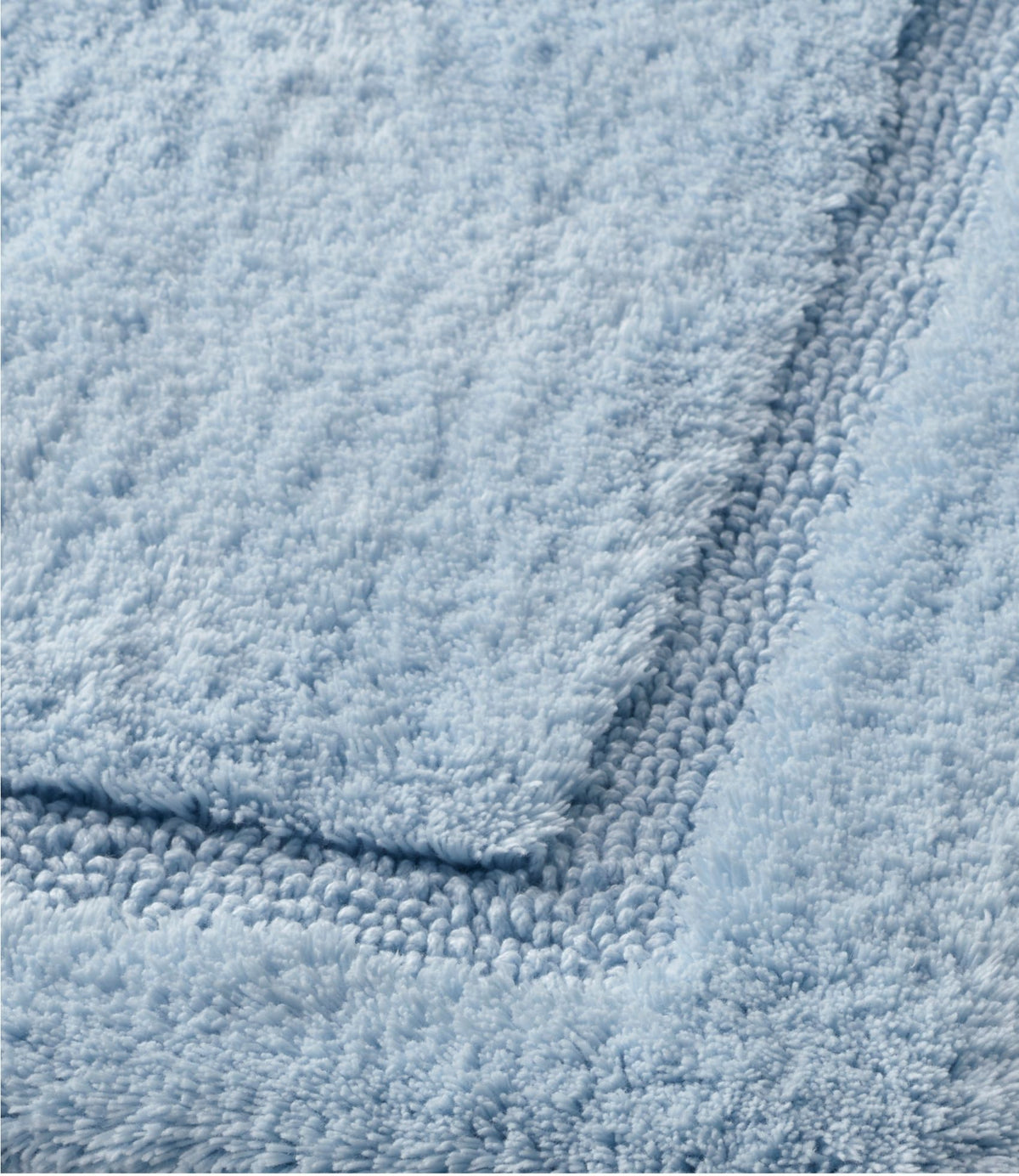 L.L.Bean Premium Cotton Bath Mat Bluestone