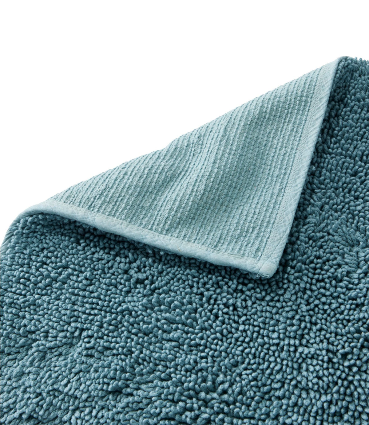 L.L.Bean Classic Cotton Bath Mat Blue Quartz