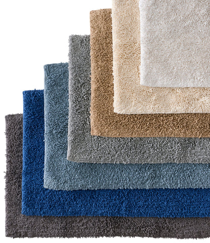 L.L.Bean Classic Cotton Bath Mat Blue Quartz