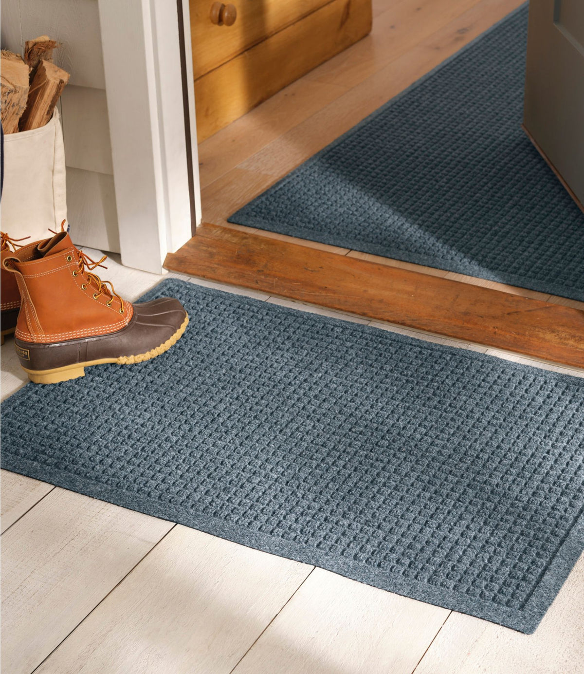 L.L.Bean Everyspace Recycled Waterhog Doormat Camel