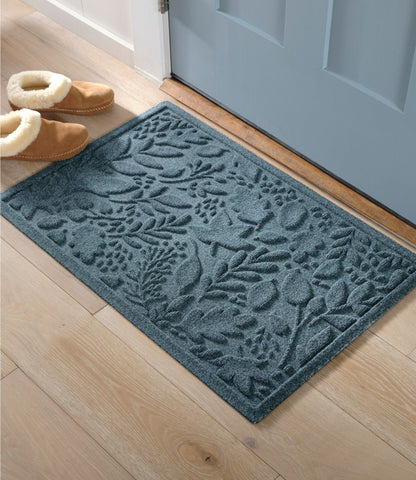 L.L.Bean Everyspace Recycled Waterhog Doormat, Foliage Bluestone