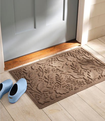 L.L.Bean Everyspace Recycled Waterhog Doormat, Foliage Bluestone