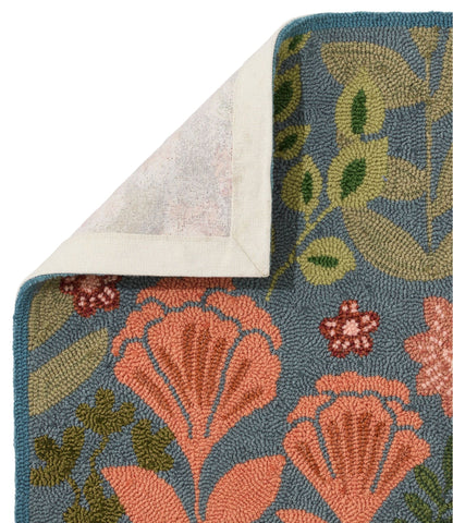 L.L.Bean Indoor/Outdoor Vacationland Rug, Floral Bloom Multi