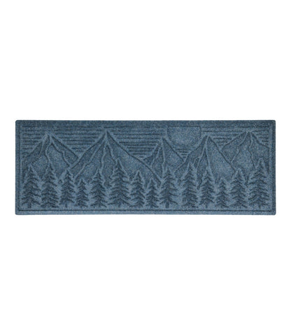 L.L.Bean Everyspace Recycled Waterhog Wide Doormat, Treeline Bluestone