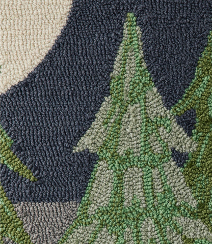 L.L.Bean Indoor/Outdoor Vacationland Rug, Moonlighting Labs Multi