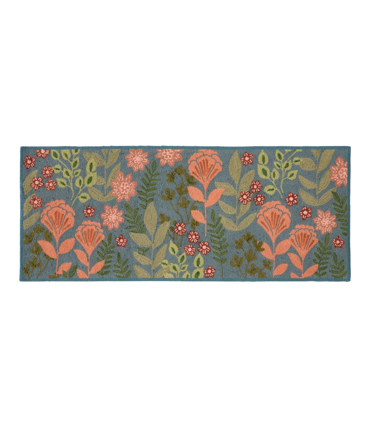 L.L.Bean Indoor/Outdoor Vacationland Runner Floral Bloom Multi