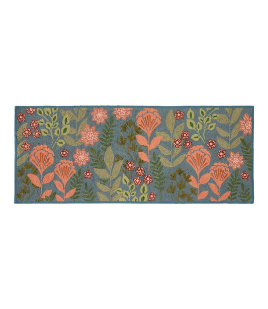 L.L.Bean Indoor/Outdoor Vacationland Runner Floral Bloom Multi