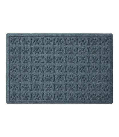 L.L.Bean Recycled Waterhog Dog Mat, Dog Days Bluestone