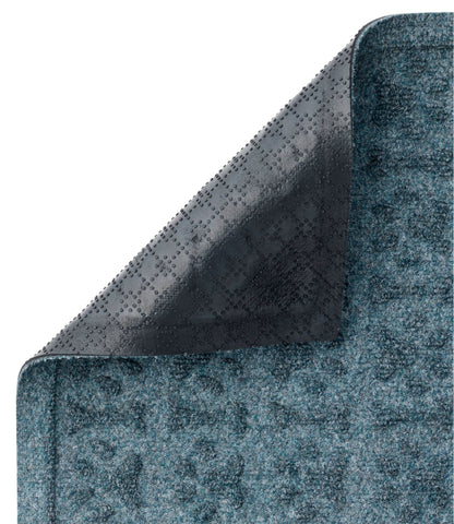 L.L.Bean Recycled Waterhog Dog Mat, Dog Days Bluestone