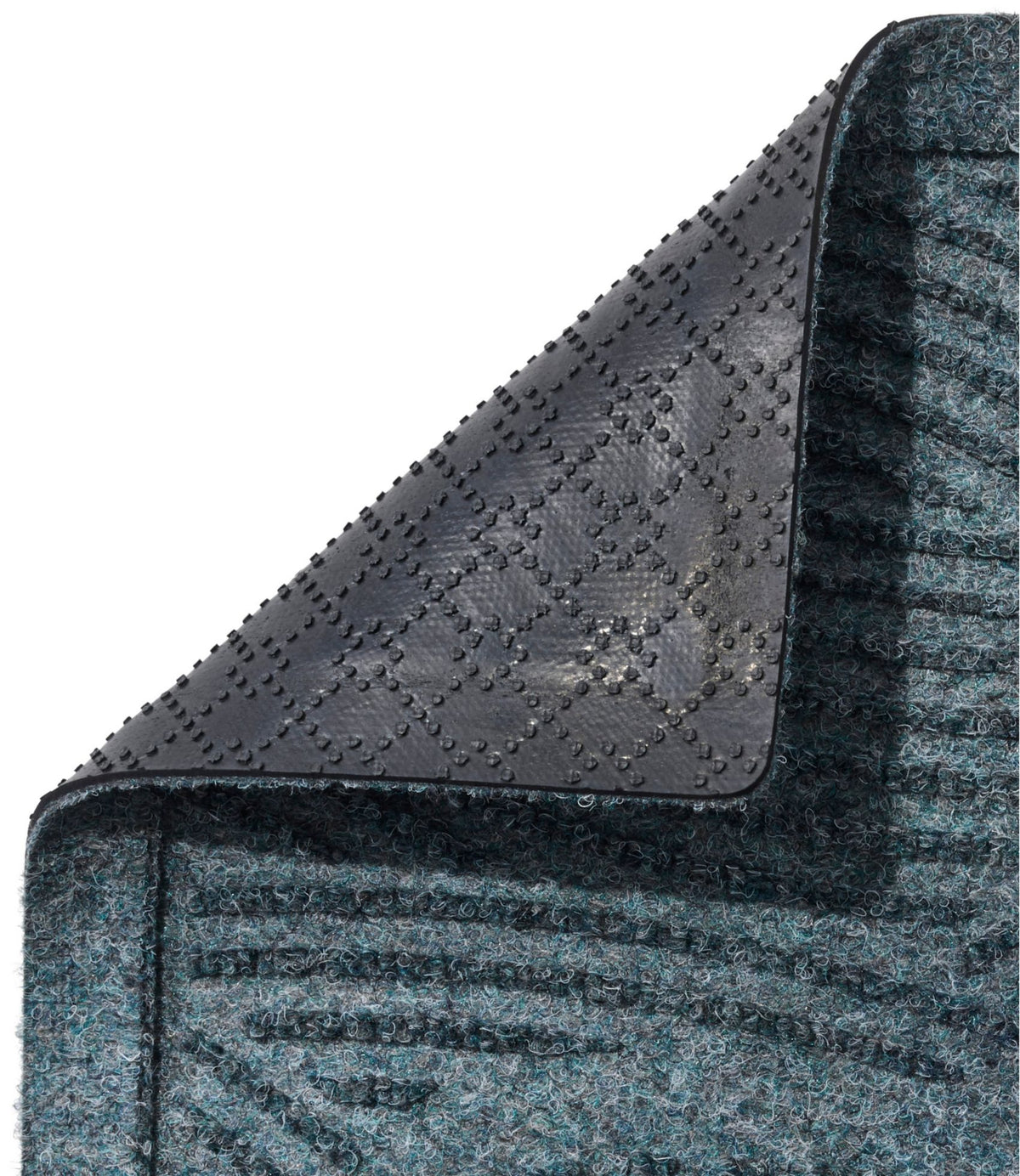 L.L.Bean Everyspace Recycled Waterhog Doormat, Swimming Whale Bluestone