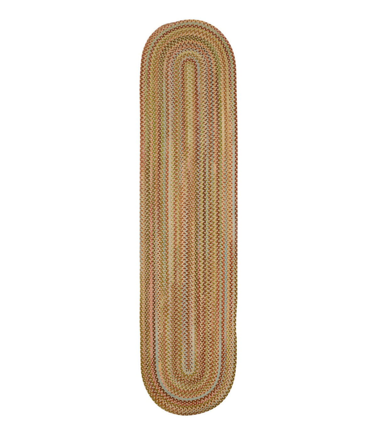 L.L.Bean L.L.Bean Braided Wool Runner Burnt Sienna Multi