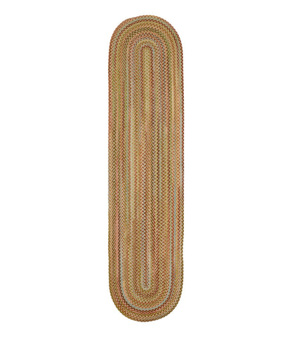 L.L.Bean L.L.Bean Braided Wool Runner Burnt Sienna Multi