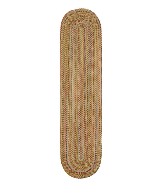 L.L.Bean L.L.Bean Braided Wool Runner Burnt Sienna Multi