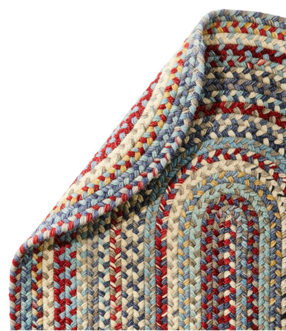 L.L.Bean L.L.Bean Braided Wool Runner Burnt Sienna Multi